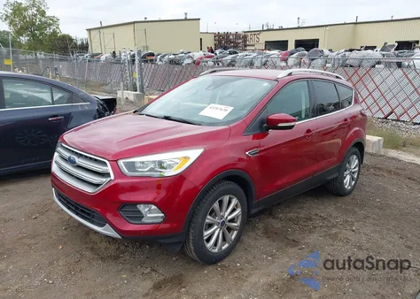 2017 Ford Escape Titanium from USA, damaged, VIN 1FMCU0JDXHUD52568